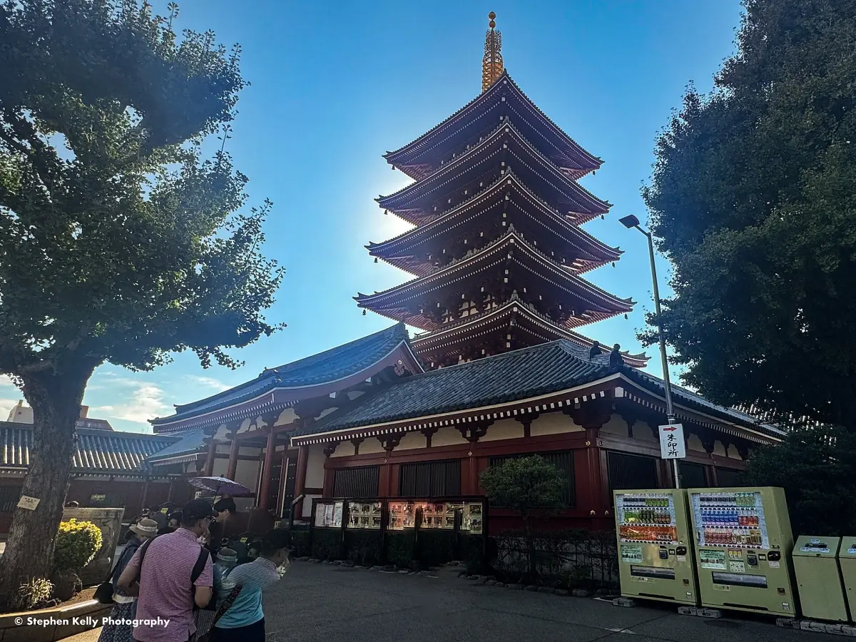 The five-storied pagoda of Senso-ji