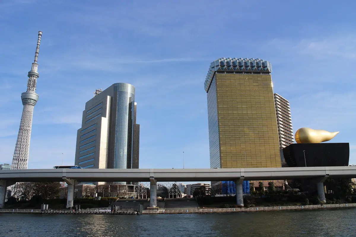 Tokyo Skytree across the Sumida River